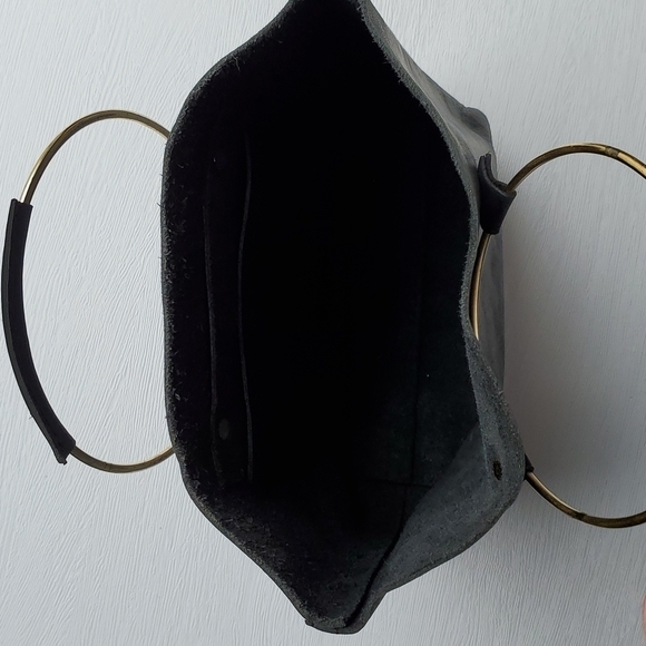 Tribe Alive Black Leather Handbag
